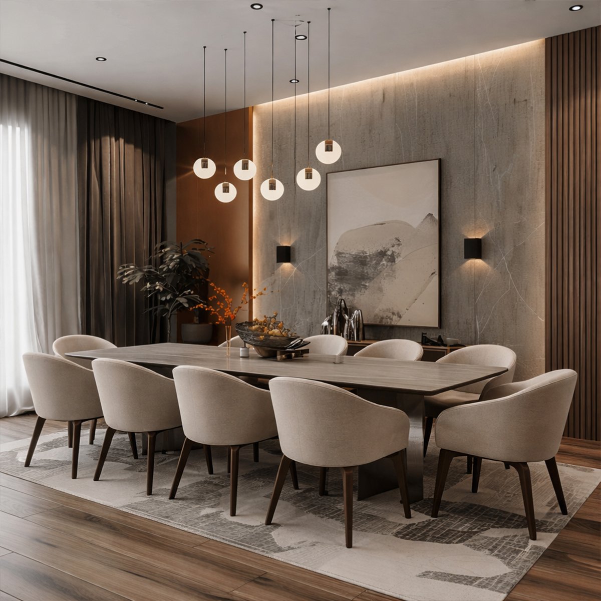 Aurora Luxe Dining Table Set - Image 2