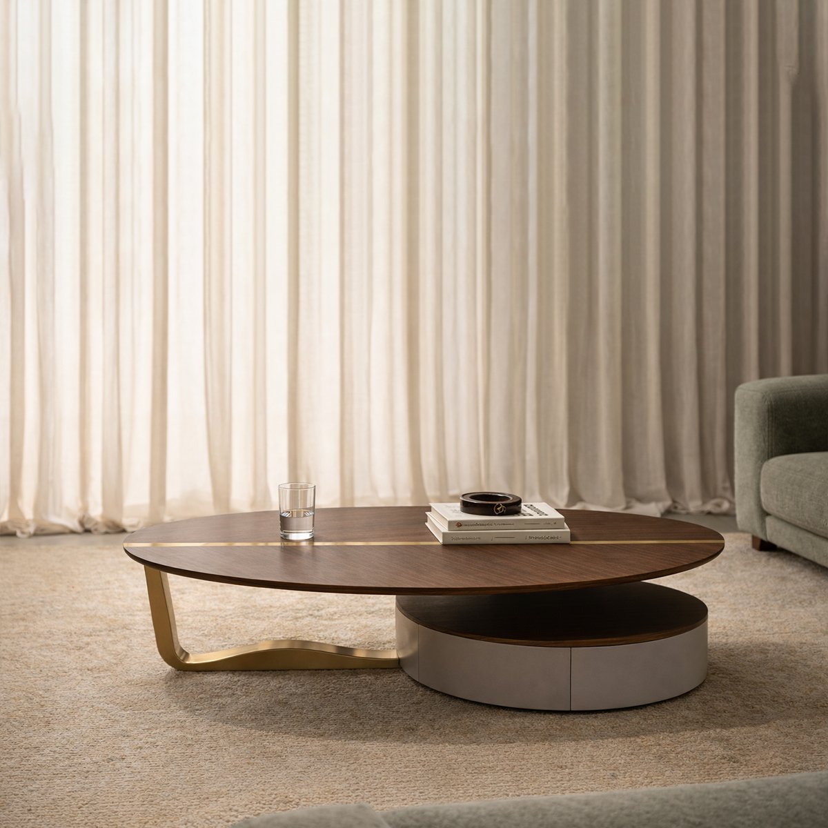 Linea Gold Luxe Coffee Table - Image 2